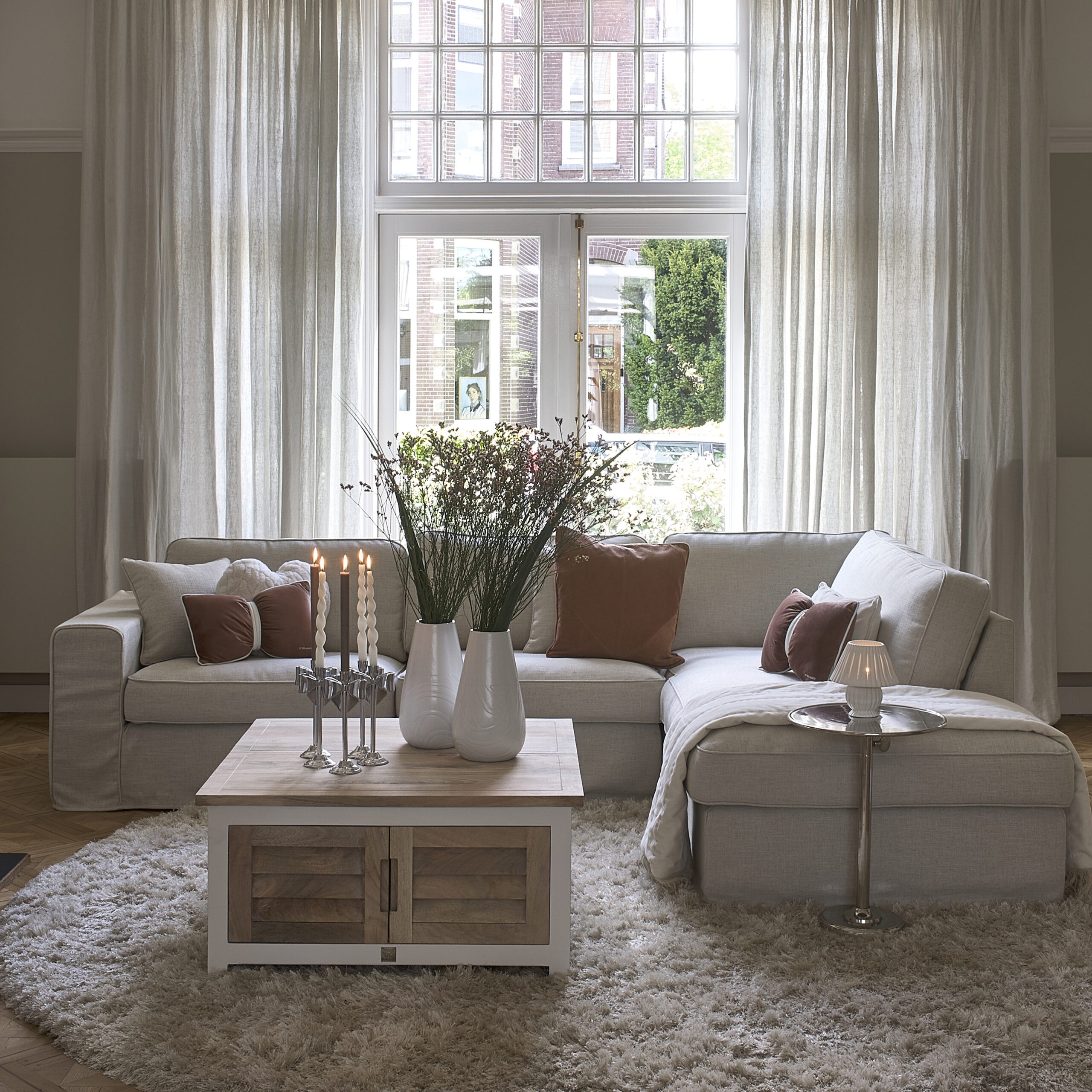 Pacifica Coffee Table, 90x90 (Lieferfrist) by RIVIÈRA MAISON – Bild 2