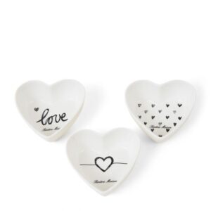 Lovely Heart Bowls 3 pcs