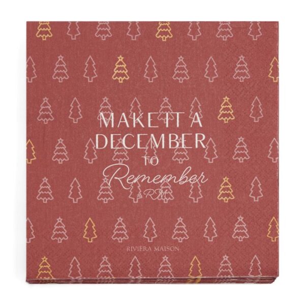 Paper Napkin December To Remember Interior Stories Riviera Maison Möbel