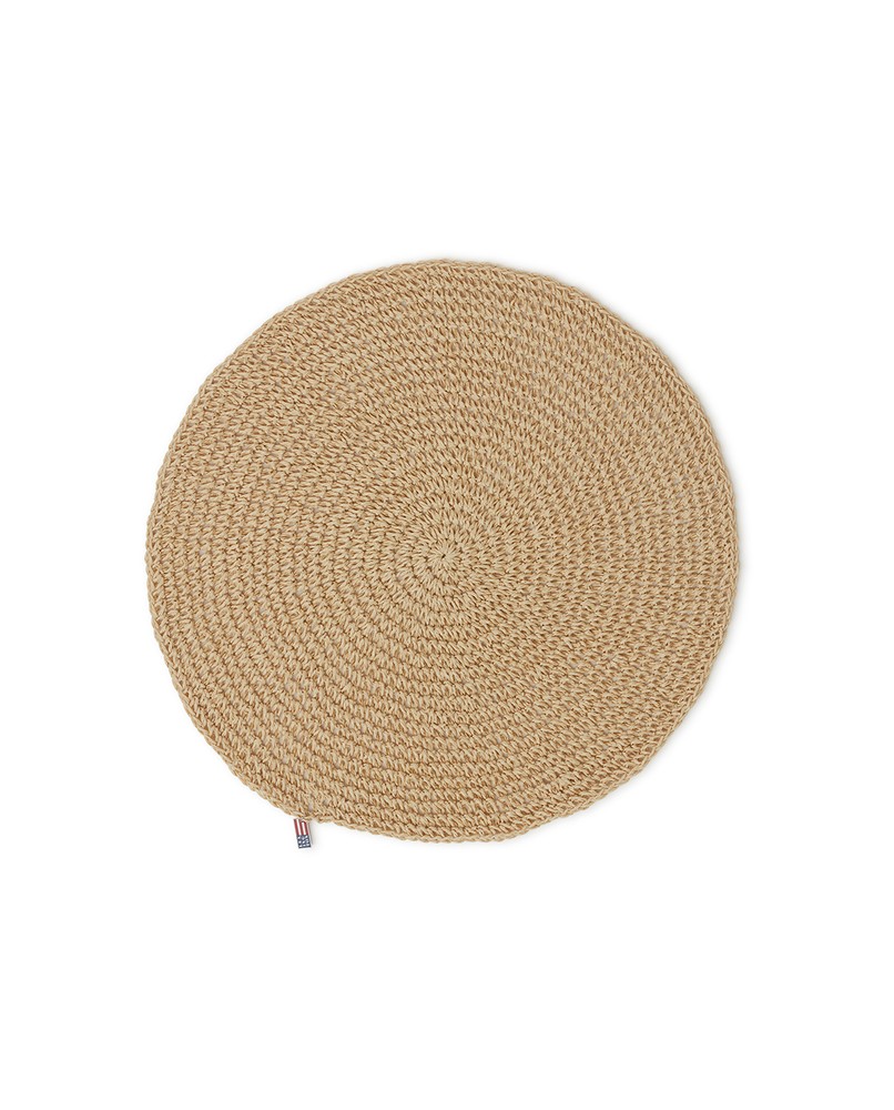 Round Recycled Paper Straw Placemat (Diam 38cm) Interior Stories Riviera Maison Möbel