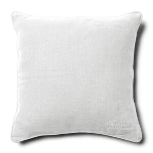 Verona Linen Pillow Cover White 50x50