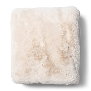 Heather Faux Fur Throw 180x130