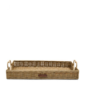 Rustic Rattan Happy Heart Tray 51x30
