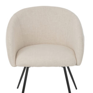J-Line Jolipa Diningchair Wales Elfenbein