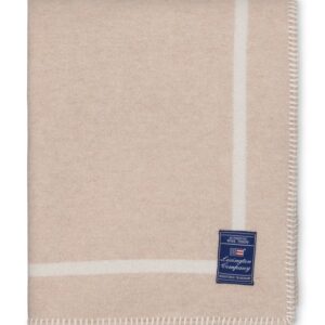Bear Jacquard Recycled Wool Throw 130x170 cm