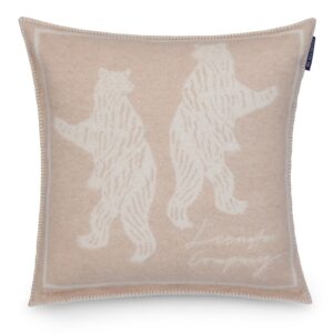 Bears Jacquard Recycled Wool Pillow Cover 50x50