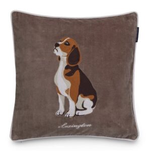 Dog Organic Cotton Velvet Pillow Cover 50x50