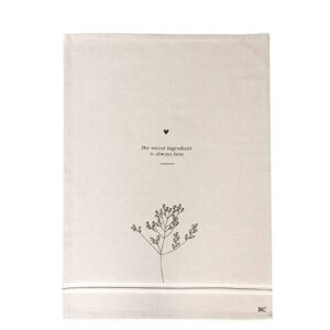 BASTION Kitchen Towel / The secret ingredient is always love 50x70cm