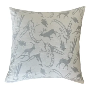 Pillow Cover Alpenchic Steinbock - Taupe-Grau - 50 x 50 cm