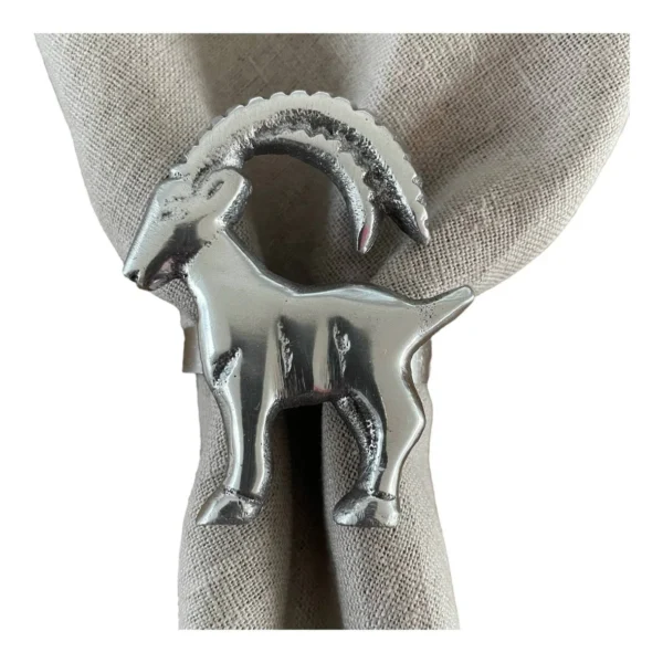 Napkin Ring Steinbock silber matt 2 pcs