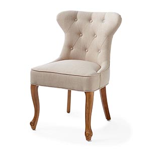 George Dining Chair Linen Flax
