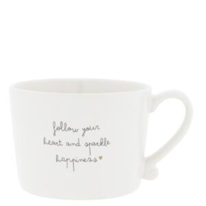 BASTION Cup White/Follow your Heart 10x8x7 cm