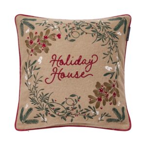 Holiday House Wool Mix Pillow Cover 50x50