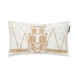Winter House  Organic Cotton Velvet Pillow 50x30