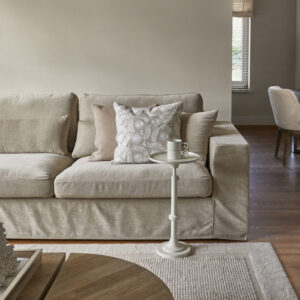 3,5-Sitzer Sofa Miles,Copperfield Weave Claudy Flax, 254x85x104 ,  (Kom. Kanza H.)
