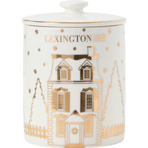 House Stoneware Cookie Jar with Lid