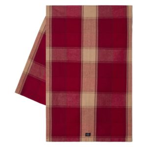 Checked Linen/Cotton Runner 50x150