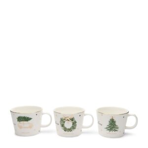 Joyful Christmas Mug Set of 3 by Riviera Maison