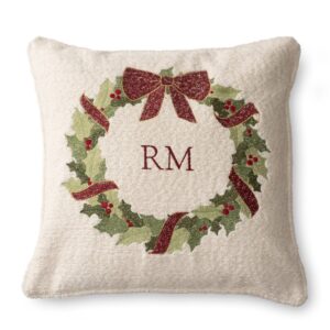 Christmas Wreath Pillow Cover 50x50 by Rivièra Maison