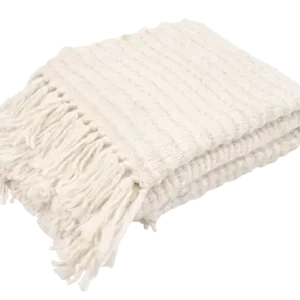 Flamant Plaid BAYA 170x130 ecru