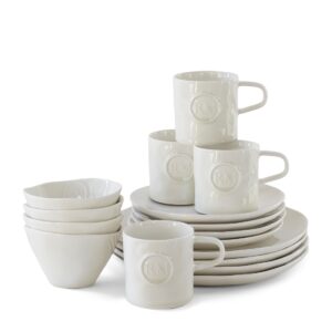 Portofino Dinnerware 16 pcs white by RIVIÈRA MAISON