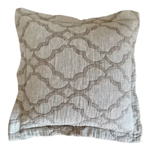 Pillow Cover Jacquard Ornament - Beige-sand - 50 x 50 cm