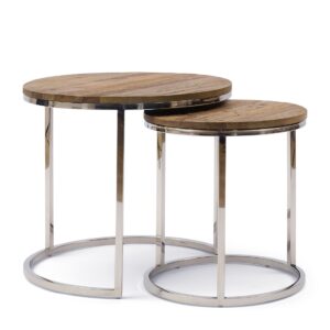 Soho End Table 2pcs 55x55x56/40x40x48 by RIVIÈRA MAISON