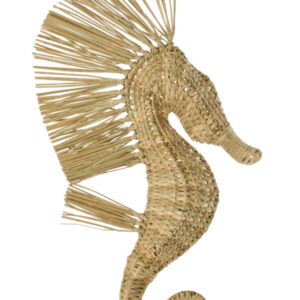 Seepferdchen Auf Träger Gras Naturell Small 25x53x12 by J-Line