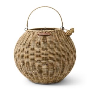 Rustic Rattan Cherchio Lantern 30x25x30 by Rivièra Maison