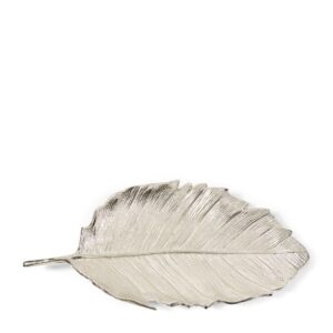 Leaf Decoration Plate 40x20 by Rivièra Maison