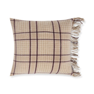 Lexington Checked Recycled Wool Pillow Cover 50x50