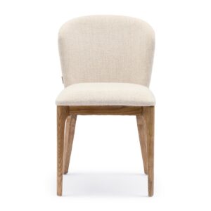 Savoy Dining Chair, Rich Tweed Antique White by RIVIÈRA MAISON