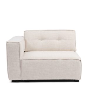 Brandon Corner Arm L Antique White 105x105x74 by Rivièra Maison