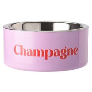 LOVE PETS, FUTTERNAPF, M, CHAMPAGNE HELLROSA