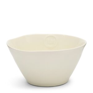 Portofino Bowl white L by Riviera Maison