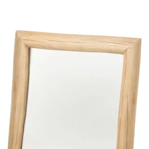 Spiegel Chamonix Viereckig Tannenholz Naturell Small 81x81x5 by J-Line