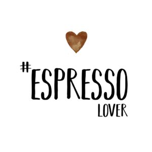 Napkin Espresso Lover  25x25cm