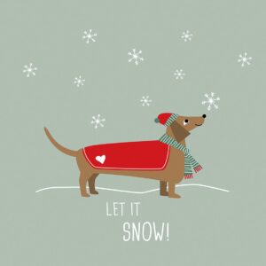 Winter Story Napkin 25x25