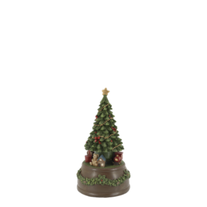 Noël Spieluhr mit Weihnachtsbaum Ø10x19