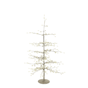 Christmas Tree mit Perlen und Golddraht 62cm