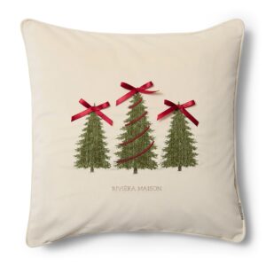 Festive Christmas Trees Pillow 50x50 in. Federkissenfüllung by Rivièra Maison