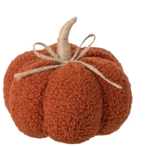 Pumpkin Stoff Rostbraun L Ø22x13 by J-Line