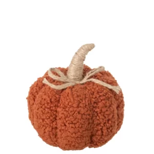 Pumpkin Stoff Rostbraun L Ø14x13 by J-Line