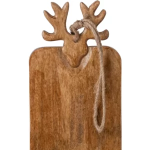 Chopping Board Rentierkopf Mango-Holz Naturell 36x18 by J-Line